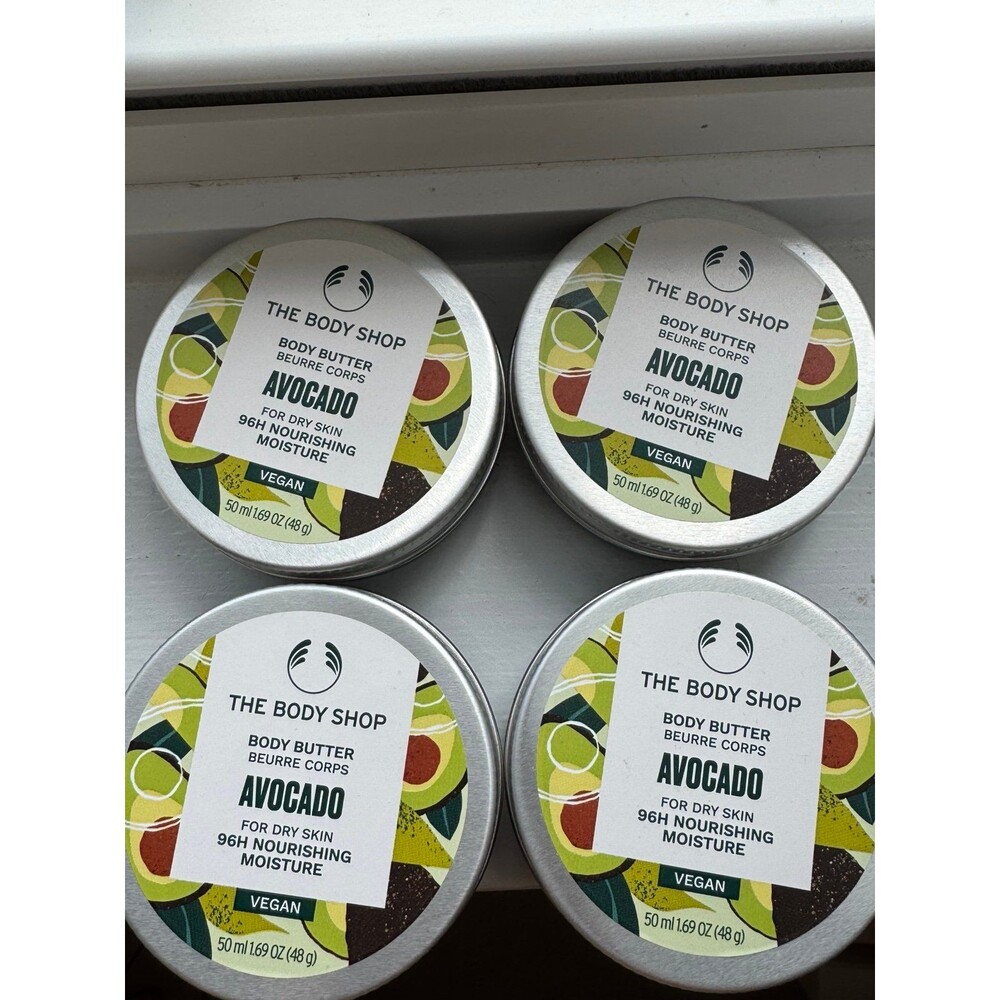 The Body Shop Avocado set of 4 x 50 ml NEW